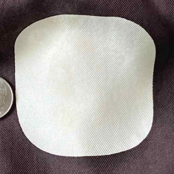 Milly New York Silk Green Brown Geometric Silk Print Shift Mini Dress - Picture 13 of 14